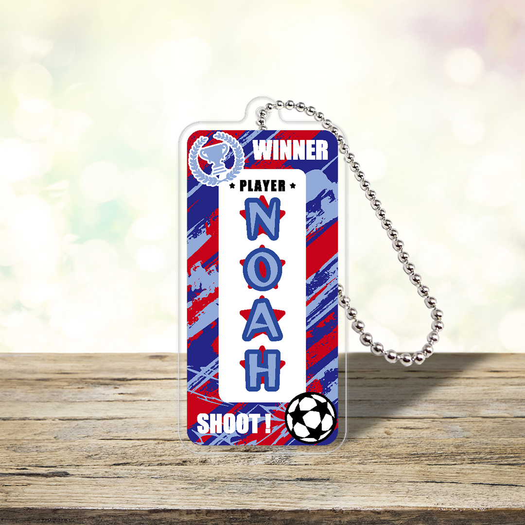 【スポーツ】サッカー　カスタムネームアクキー