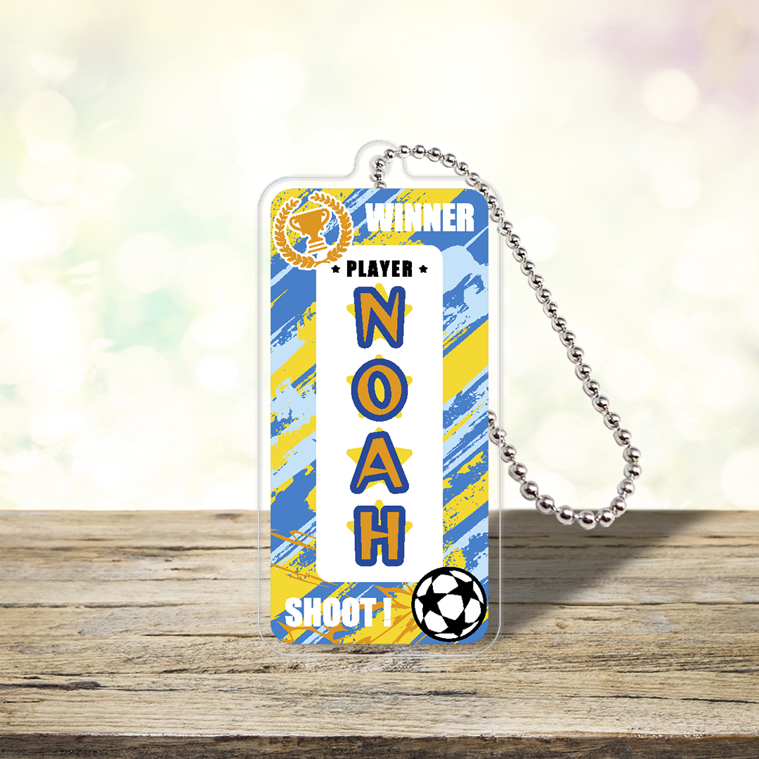 【スポーツ】サッカー　カスタムネームアクキー