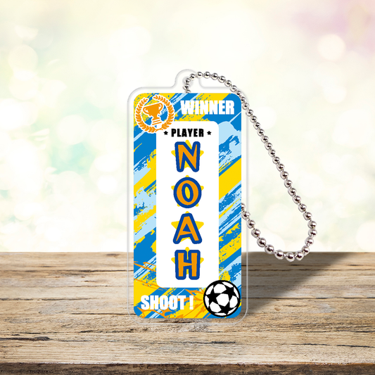 【スポーツ】サッカー　カスタムネームアクキー