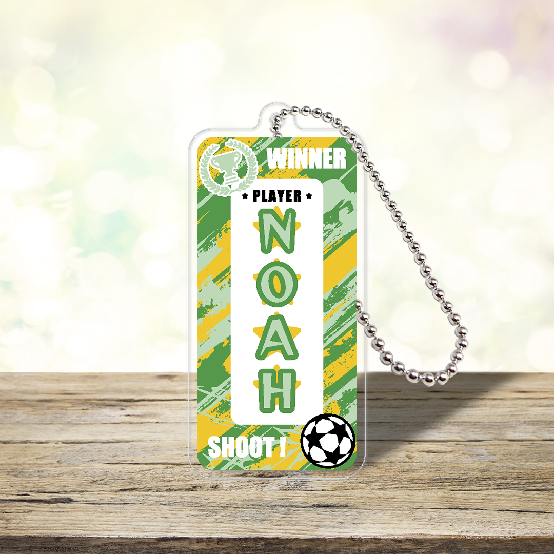 【スポーツ】サッカー　カスタムネームアクキー
