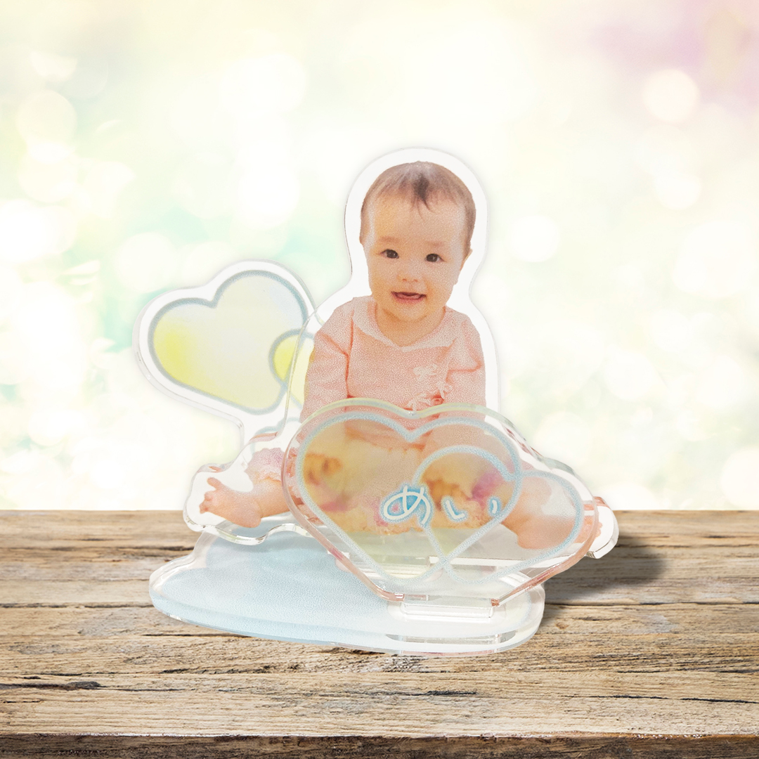 【シャボン】ハート　アクリルスタンド