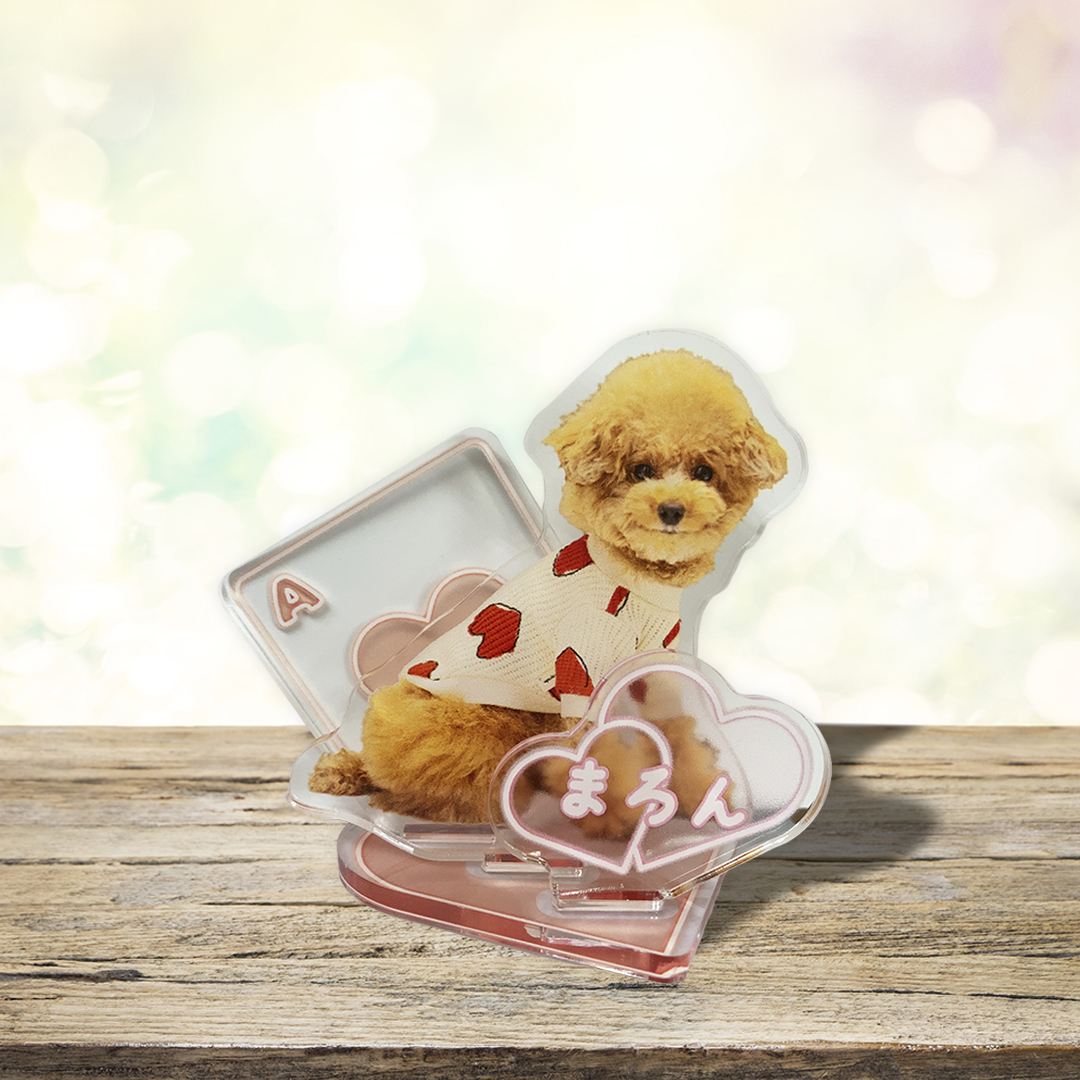 【ネオン】ハート　アクリルスタンド