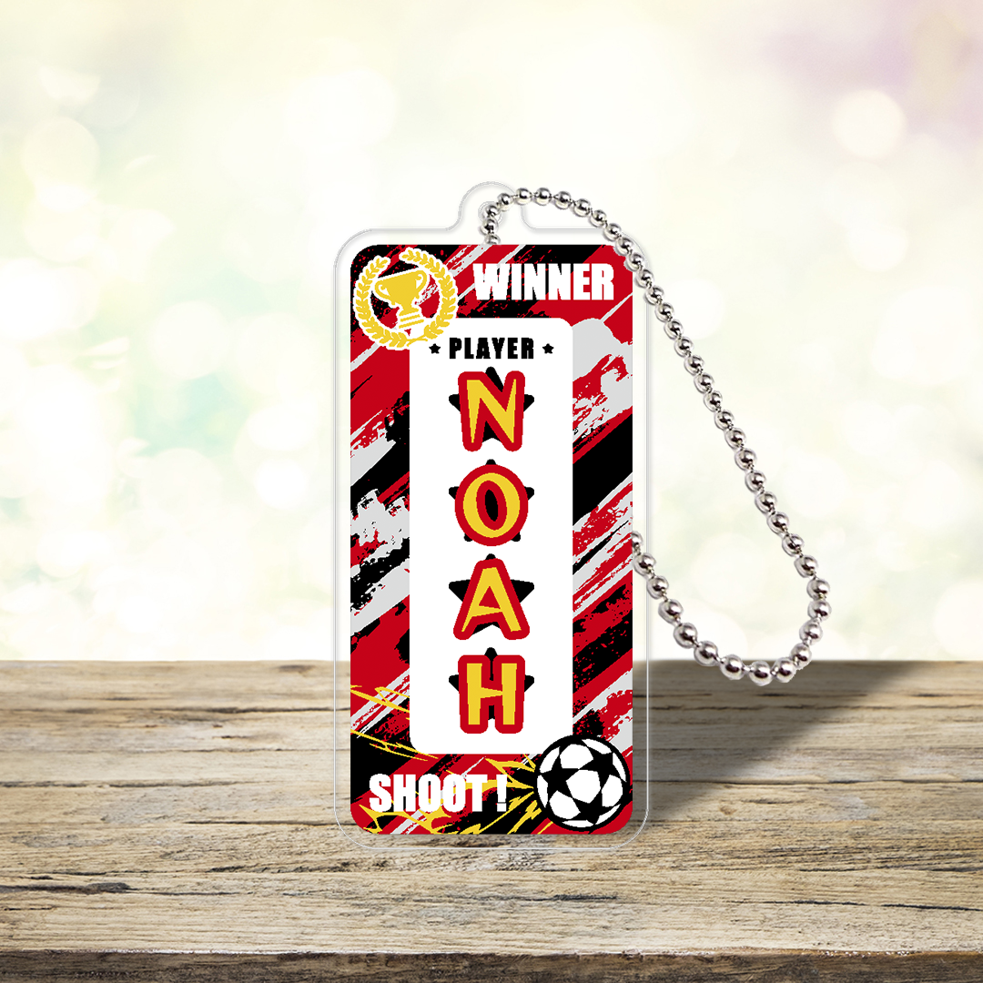 【スポーツ】サッカー　カスタムネームアクキー